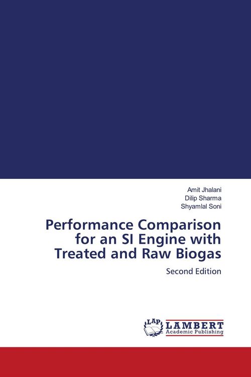 Produktbild: Performance Comparison for an SI Engine with Treated and Raw Biogas