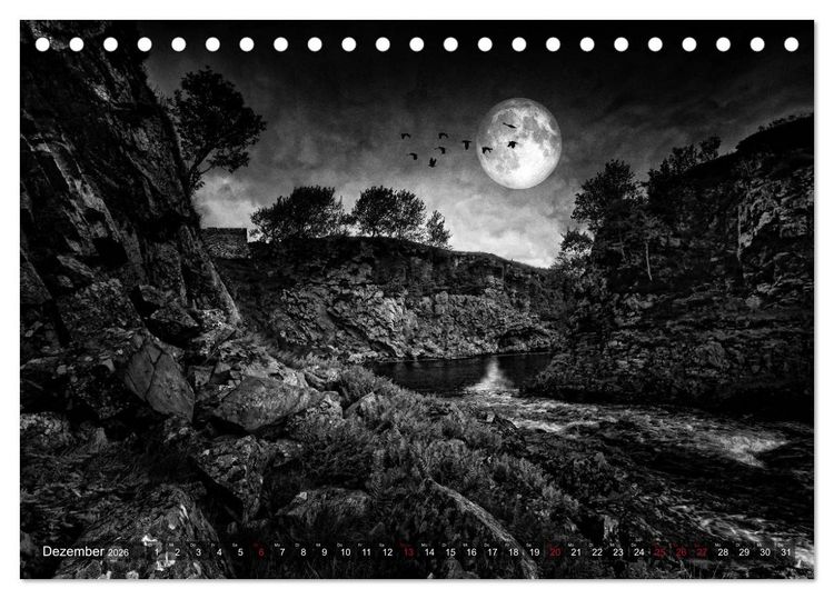 Produktbild: Gothic Fantasy (Tischkalender 2026 DIN A5 quer), CALVENDO Monatskalender