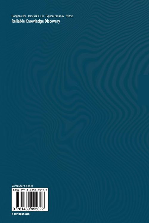 Produktbild: Reliable Knowledge Discovery