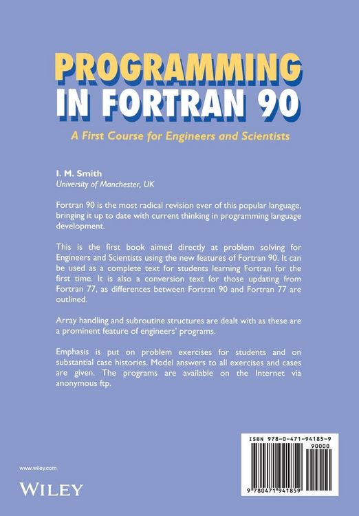 Produktbild: Programming in FORTRAN 90