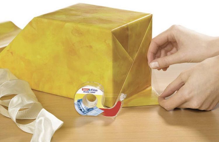 Produktbild: TESA 57910 Doppelseitiges Klebeband tesafilm&reg; Transparent (L x B) 7.5m x 12mm