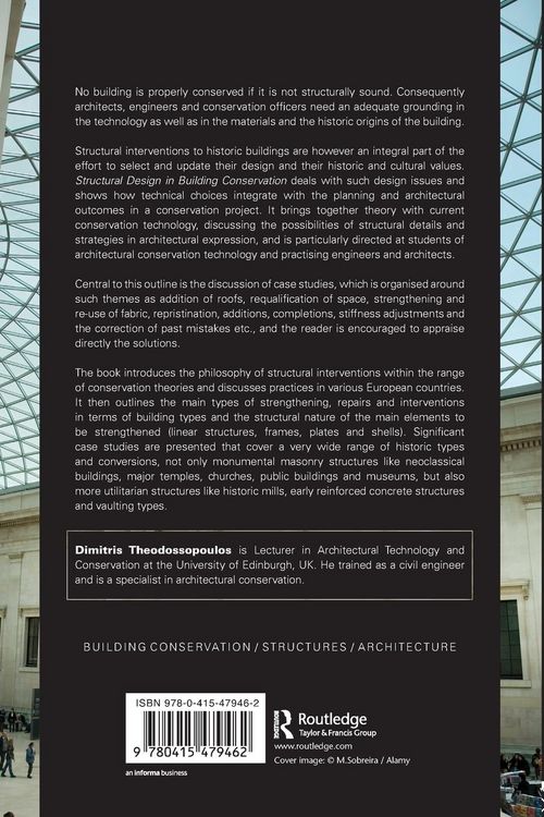 Produktbild: Structural Design in Building Conservation