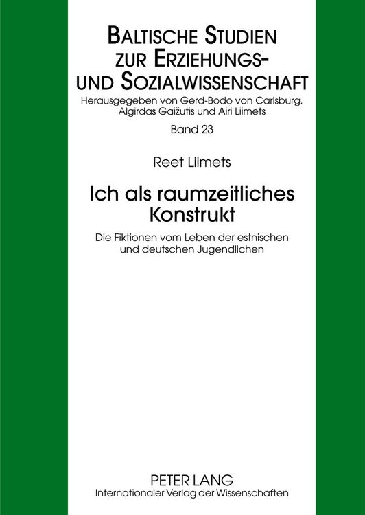 Produktbild: Ich als raumzeitliches Konstrukt