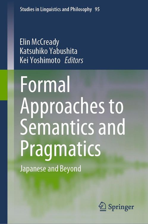 Produktbild: Formal Approaches to Semantics and Pragmatics
