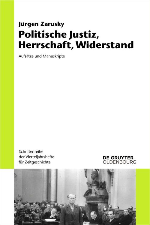 Produktbild: Politische Justiz, Herrschaft, Widerstand