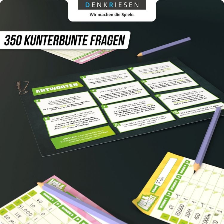 Produktbild: DENKRIESEN - VOLL VERSCH&Auml;TZT! Junior Edition - "Knapp daneben ist auch gewonnen."