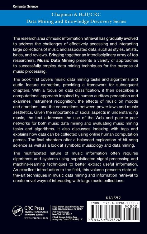 Produktbild: Music Data Mining