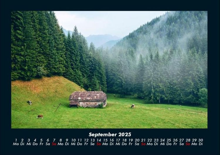 Produktbild: Berglandschaften 2025 Fotokalender DIN A4