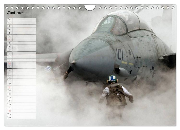 Produktbild: Luftwaffe. Kampfflugzeuge der USA (Wandkalender 2026 DIN A4 quer), CALVENDO Monatskalender