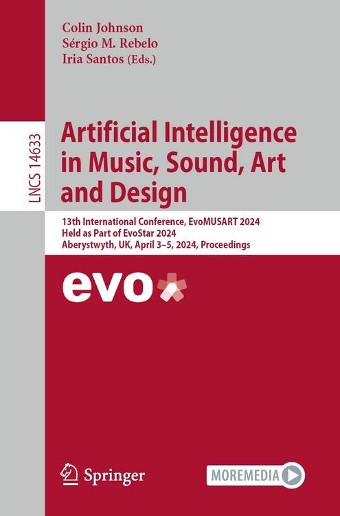 Produktbild: Artificial Intelligence in Music, Sound, Art and Design