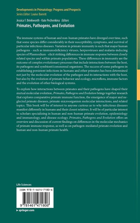 Produktbild: Primates, Pathogens, and Evolution