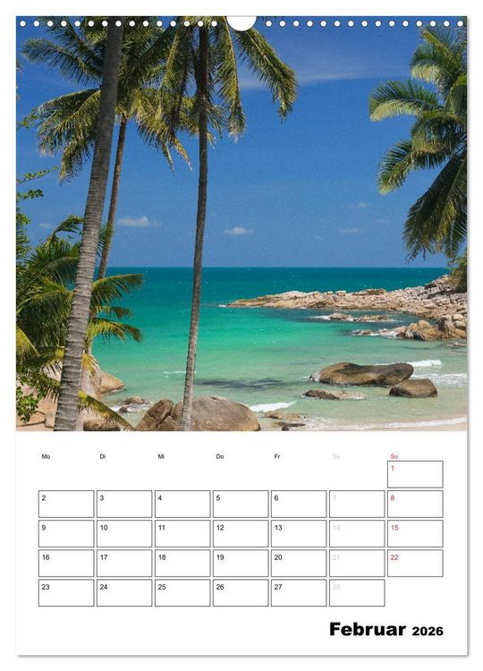 Produktbild: THAILAND - Mein Urlaubsplaner (Wandkalender 2026 DIN A3 hoch), CALVENDO Monatskalender