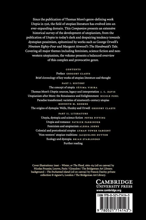 Produktbild: The Cambridge Companion to Utopian Literature