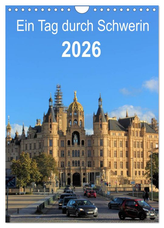 Produktbild: Ein Tag durch Schwerin (Wandkalender 2026 DIN A4 hoch), CALVENDO Monatskalender