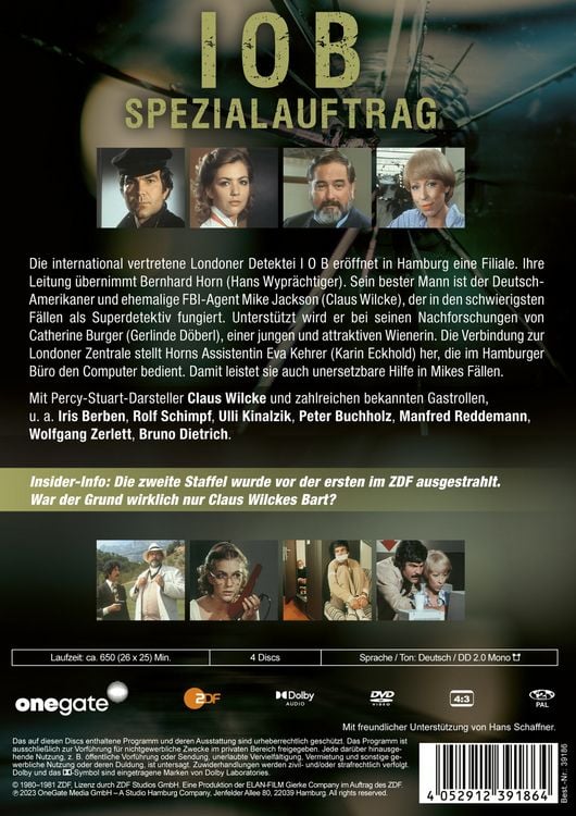 Produktbild: I.O.B. - Spezialauftrag - Die komplette Serie [4 DVDs]