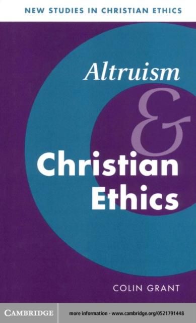 Produktbild: Altruism and Christian Ethics