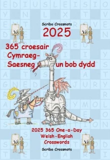 Produktbild: 2025 365 croesair Cymraeg-Saesneg Un bob dydd