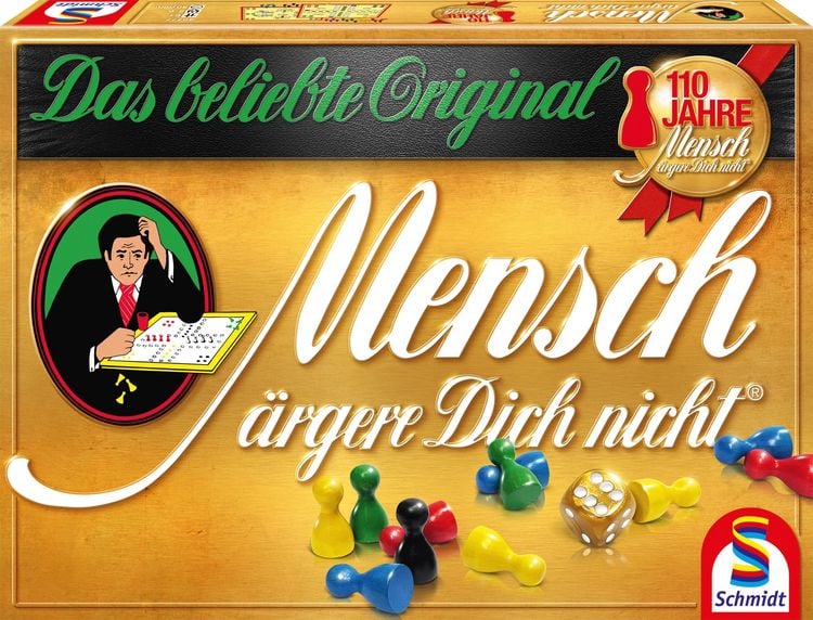 Produktbild: Mensch &auml;rgere Dich nicht (Spiel), Gold
