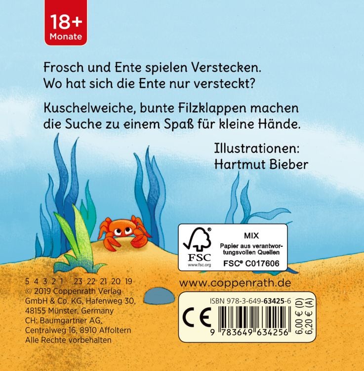 Produktbild: Minifanten 15: Fühl doch mal, kleiner Frosch!