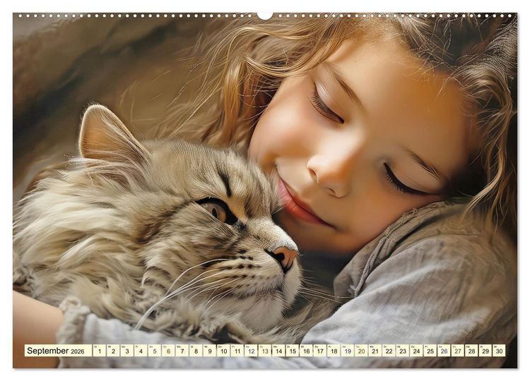 Produktbild: Emotionale Freundschaft (Wandkalender 2026 DIN A2 quer), CALVENDO Monatskalender