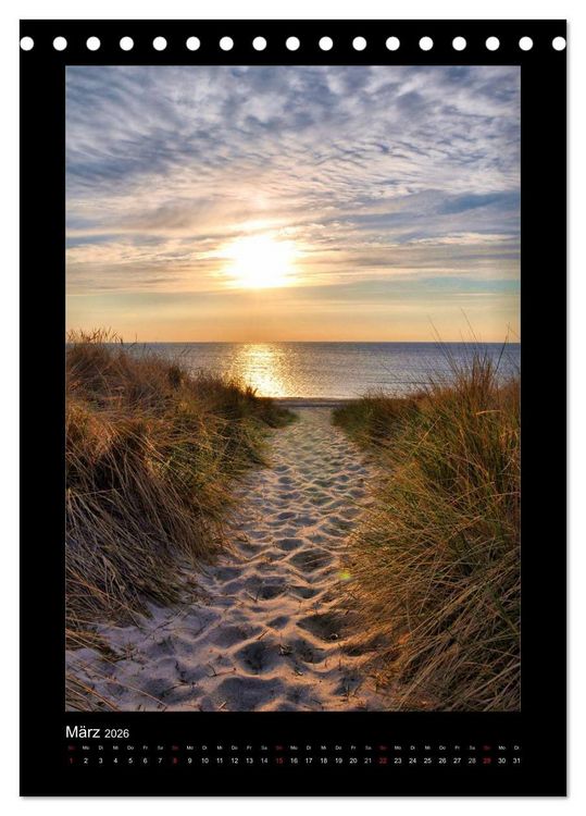 Produktbild: Sylt Impressionen (Tischkalender 2026 DIN A5 hoch), CALVENDO Monatskalender