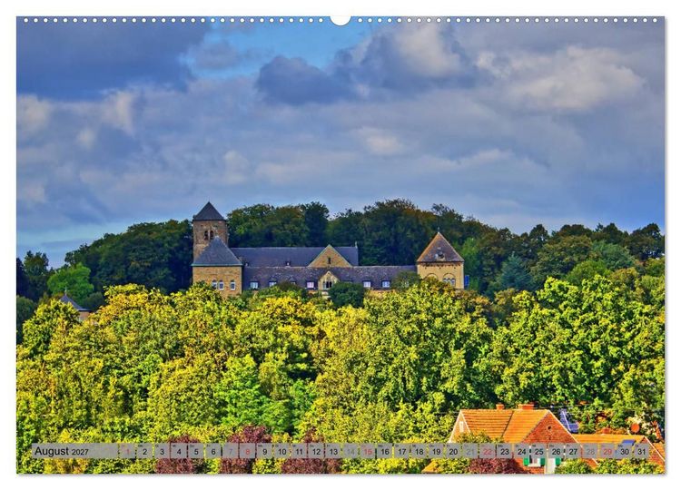 Produktbild: Kreis Coesfeld im M&uuml;nsterland - Stadt Land Flu&szlig; (hochwertiger Premium Wandkalender 2027 DIN A2 quer), Kunstdruck in Hochglanz