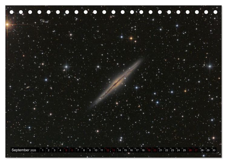 Produktbild: Deep-Sky Fotografie (Tischkalender 2026 DIN A5 quer), CALVENDO Monatskalender