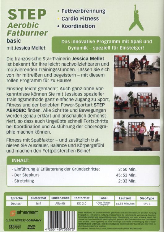 (未使用･未開封品)Step Aerobic Fatburner Workout [DVD] Amazon.com: Cathe Friedrich The Classics Vol 1 Step Workout