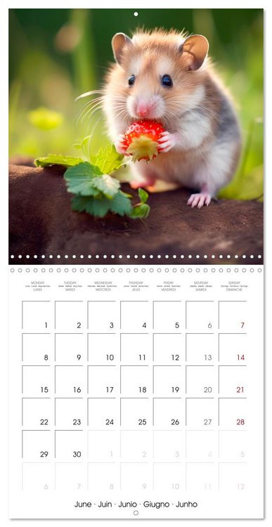 Produktbild: Sweet HAMSTERS (Wall Calendar 2026 12 &times; 12 Inch) CALVENDO 12 Month Wall Calendar