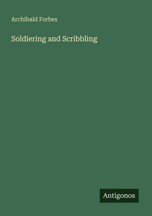 Produktbild: Soldiering and Scribbling