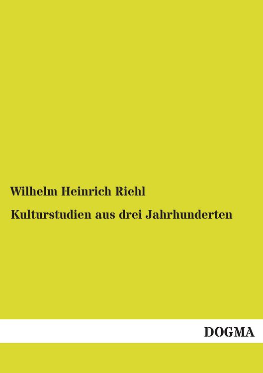 Produktbild: Kulturstudien aus drei Jahrhunderten