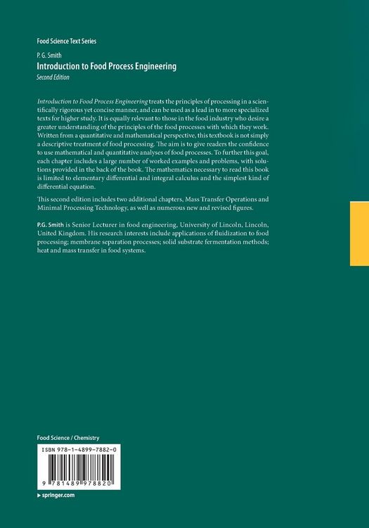 Produktbild: Introduction to Food Process Engineering