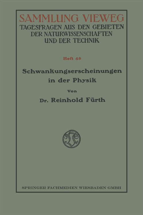 Produktbild: Schwankungserscheinungen in der Physik