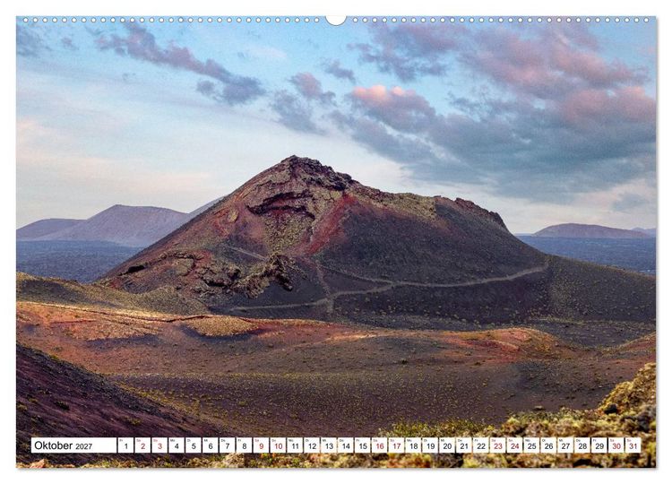 Produktbild: Lanzarote - Zwischen Asche und Atlantik (Wandkalender 2027 DIN A2 quer), CALVENDO Monatskalender