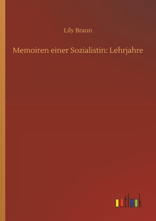 Produktbild: Memoiren einer Sozialistin: Lehrjahre