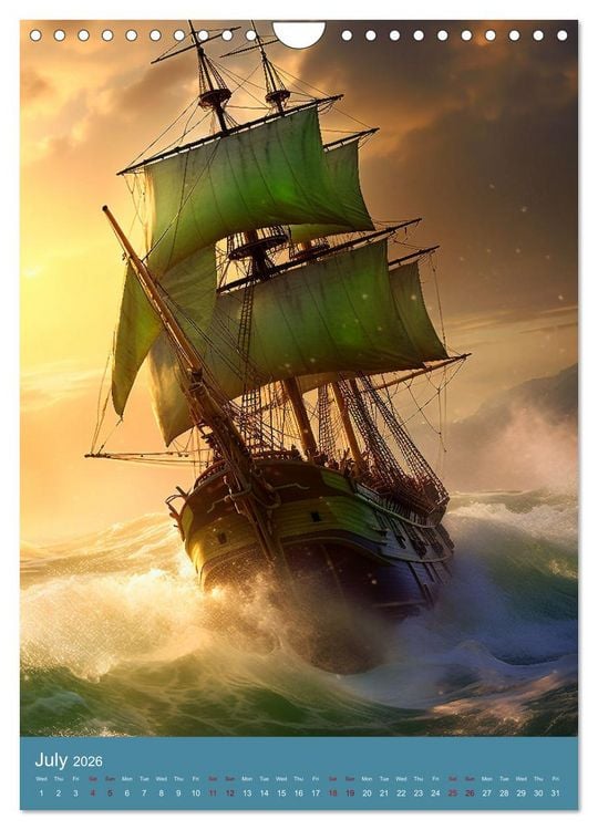 Produktbild: Weathering a Storm (Wall Calendar 2026 DIN A4 portrait), CALVENDO 12 Month Wall Calendar