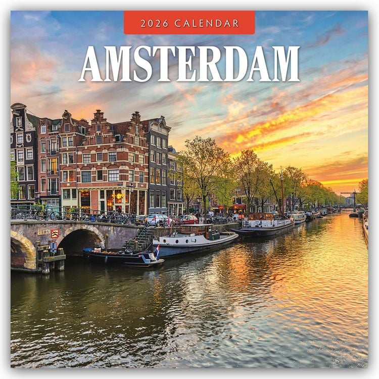 Produktbild: Amsterdam 2026 – 16-Monatskalender