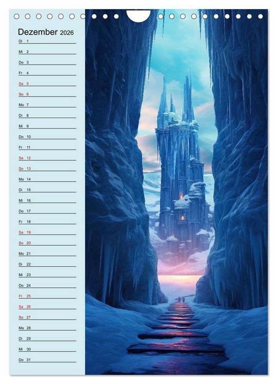 Produktbild: Von oben und unten (Wandkalender 2026 DIN A4 hoch), CALVENDO Monatskalender