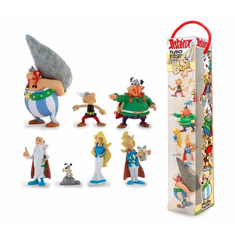 Produktbild: Pegasus PLA70385 - Asterix Dorfbewohner, 7er Figuren Set