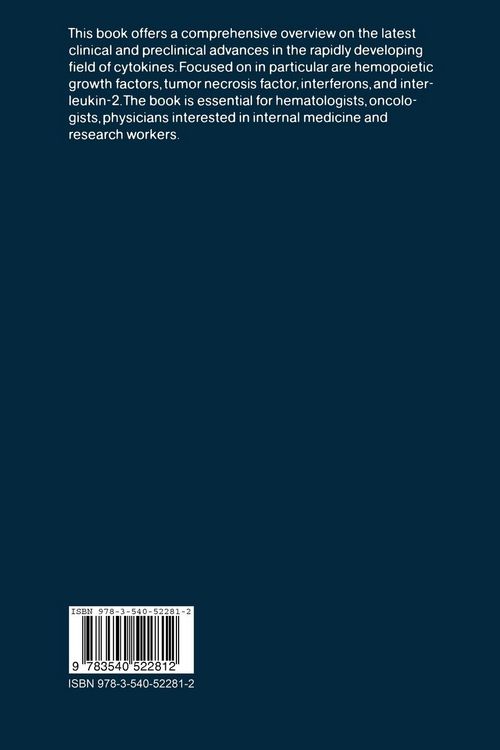 Produktbild: Cytokines in Hemopoiesis, Oncology, and AIDS