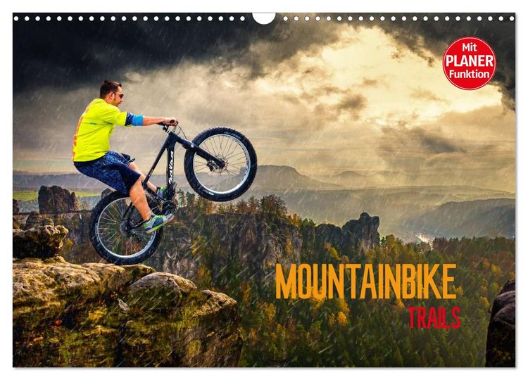 Produktbild: Mountainbike Trails (Wandkalender 2026 DIN A3 quer), CALVENDO Monatskalender