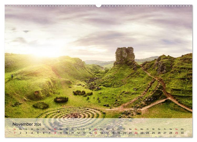 Produktbild: Scotland (hochwertiger Premium Wandkalender 2026 DIN A2 quer), Kunstdruck in Hochglanz