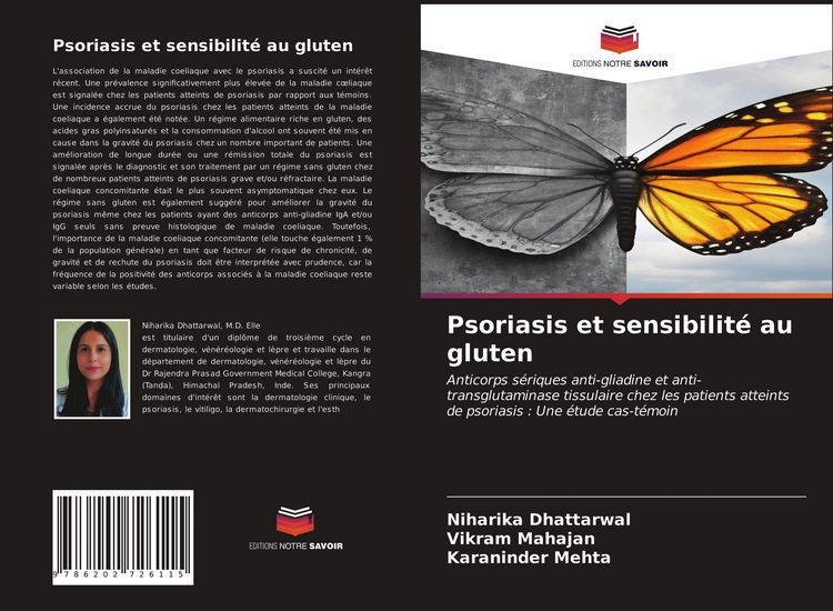 Produktbild: Psoriasis et sensibilit&eacute; au gluten