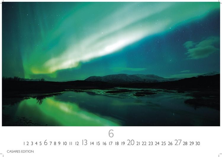 Produktbild: Polarlicht Kalender 2027 &ndash; Wandkalender | Fotokalender Naturkalender 35x50cm Grosses Format - Erleben Sie die Magie der Aurora Borealis &ndash; f&uuml;r Naturenthusiasten