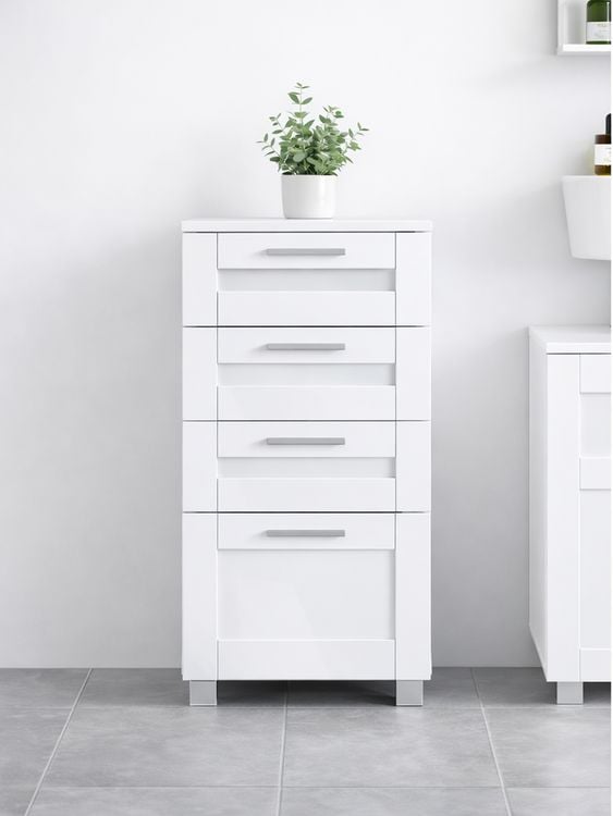 Produktbild: Midischrank Schubladen Nilari 76 x 38 x 28 cm