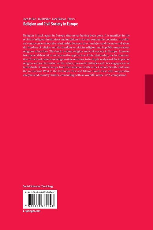 Produktbild: Religion and Civil Society in Europe
