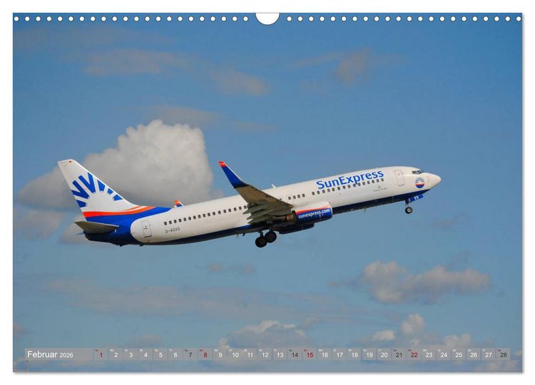 Produktbild: Flugzeuge - Eindrucksvolle Riesen am Himmel (Wandkalender 2026 DIN A3 quer), CALVENDO Monatskalender
