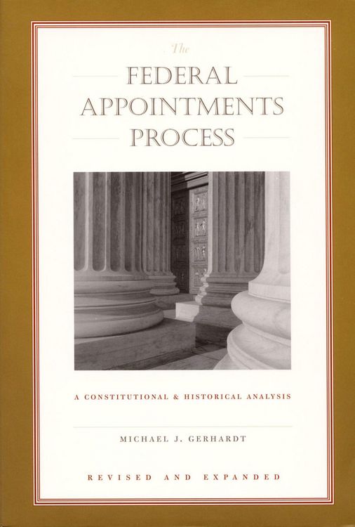 Produktbild: The Federal Appointments Process