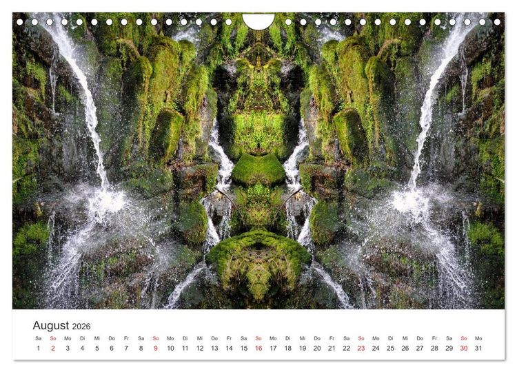 Produktbild: Spiegelwelten - Natur anders sehen (Wandkalender 2026 DIN A4 quer), CALVENDO Monatskalender