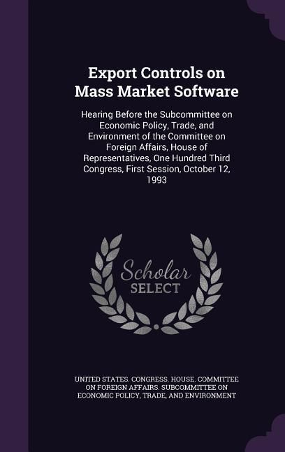 Produktbild: Export Controls on Mass Market Software